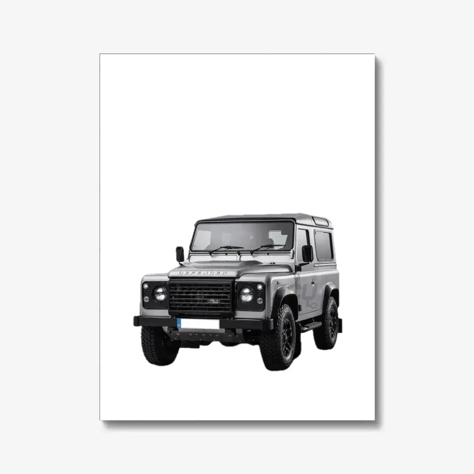 Personalized Car Logo Poster