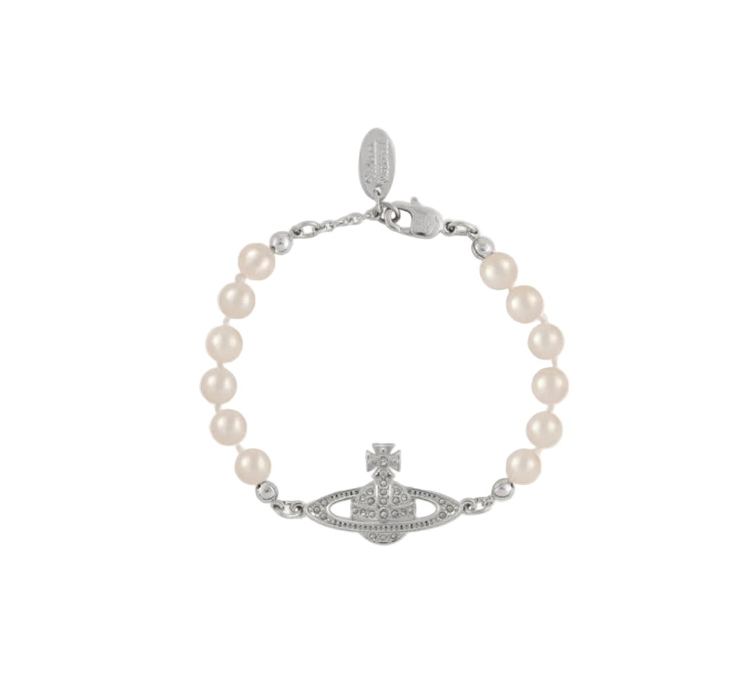Vivienne Westwood Mini Bas Relief Pearl Bracelet