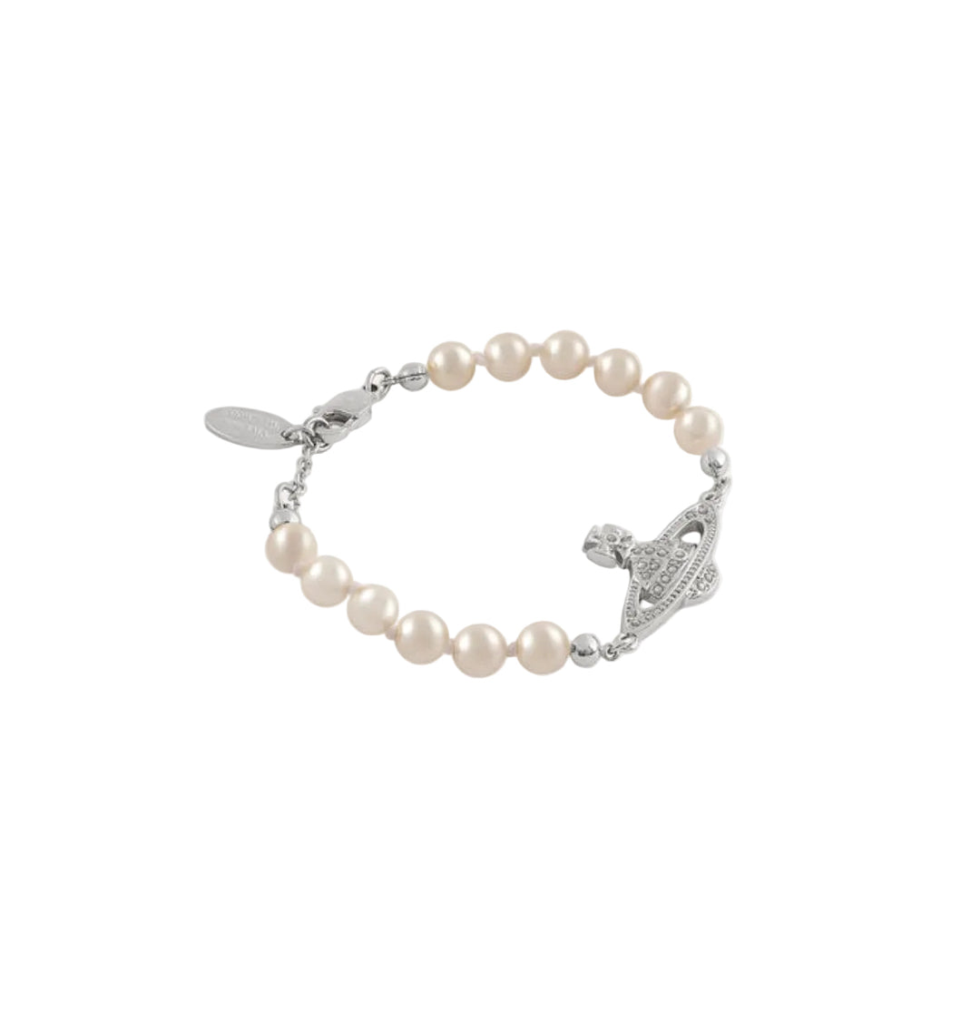 Vivienne Westwood Mini Bas Relief Pearl Bracelet
