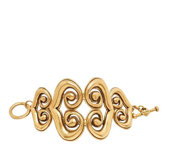 Oscar de la Renta Gold Tone Bracelet