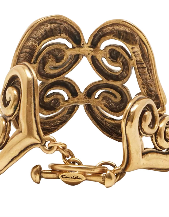 Oscar de la Renta Gold Tone Bracelet