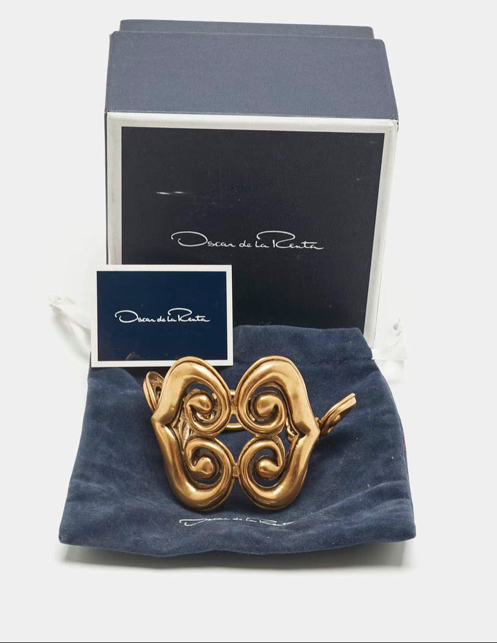 Oscar de la Renta Gold Tone Bracelet