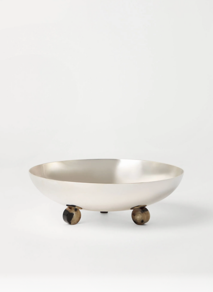 Brunello Cucinelli silver-plated steel bowl