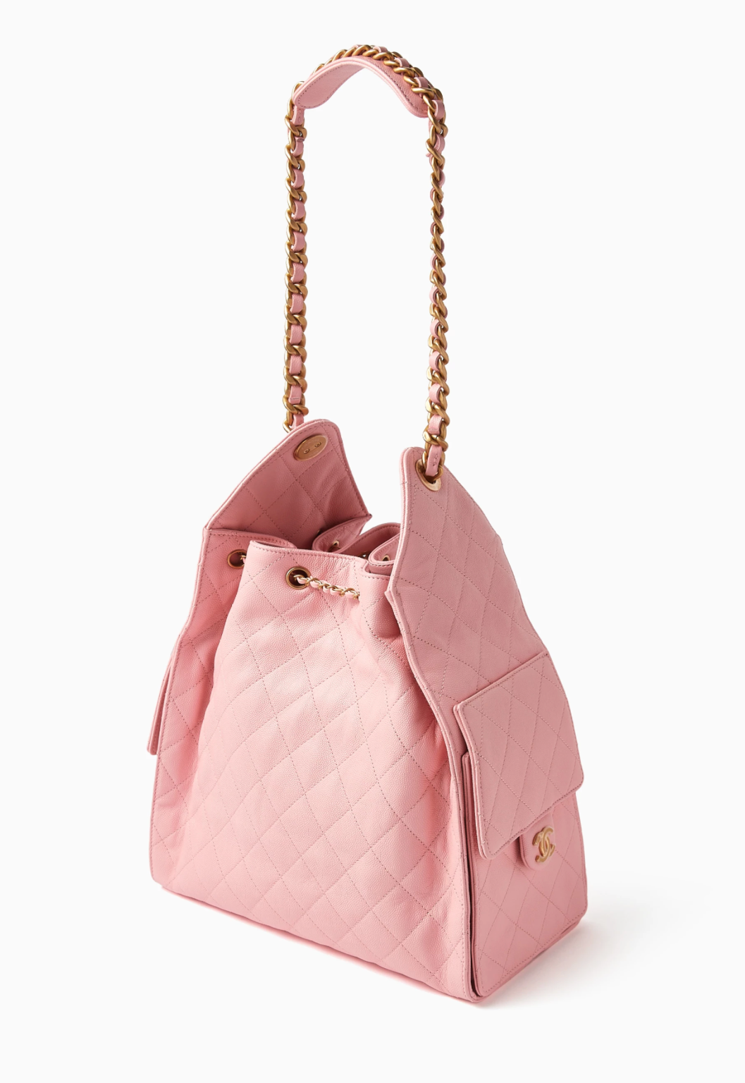 Chanel 25 Medium Shoulder Bag in Grained Calfskin