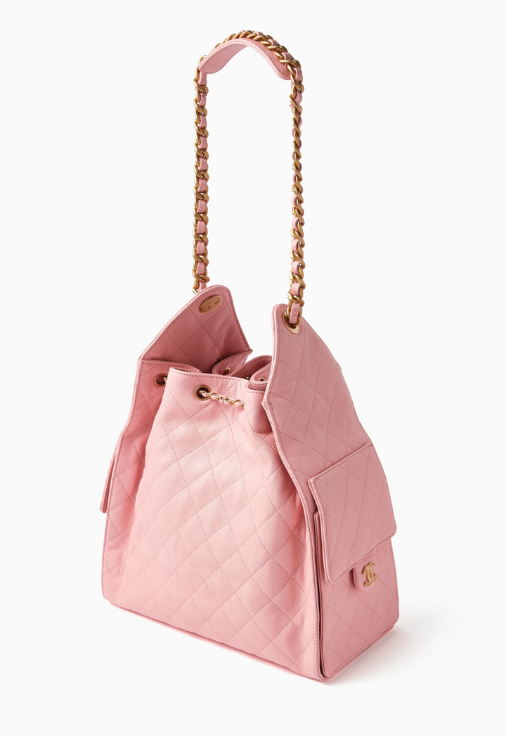 Chanel 25 Medium Shoulder Bag in Grained Calfskin