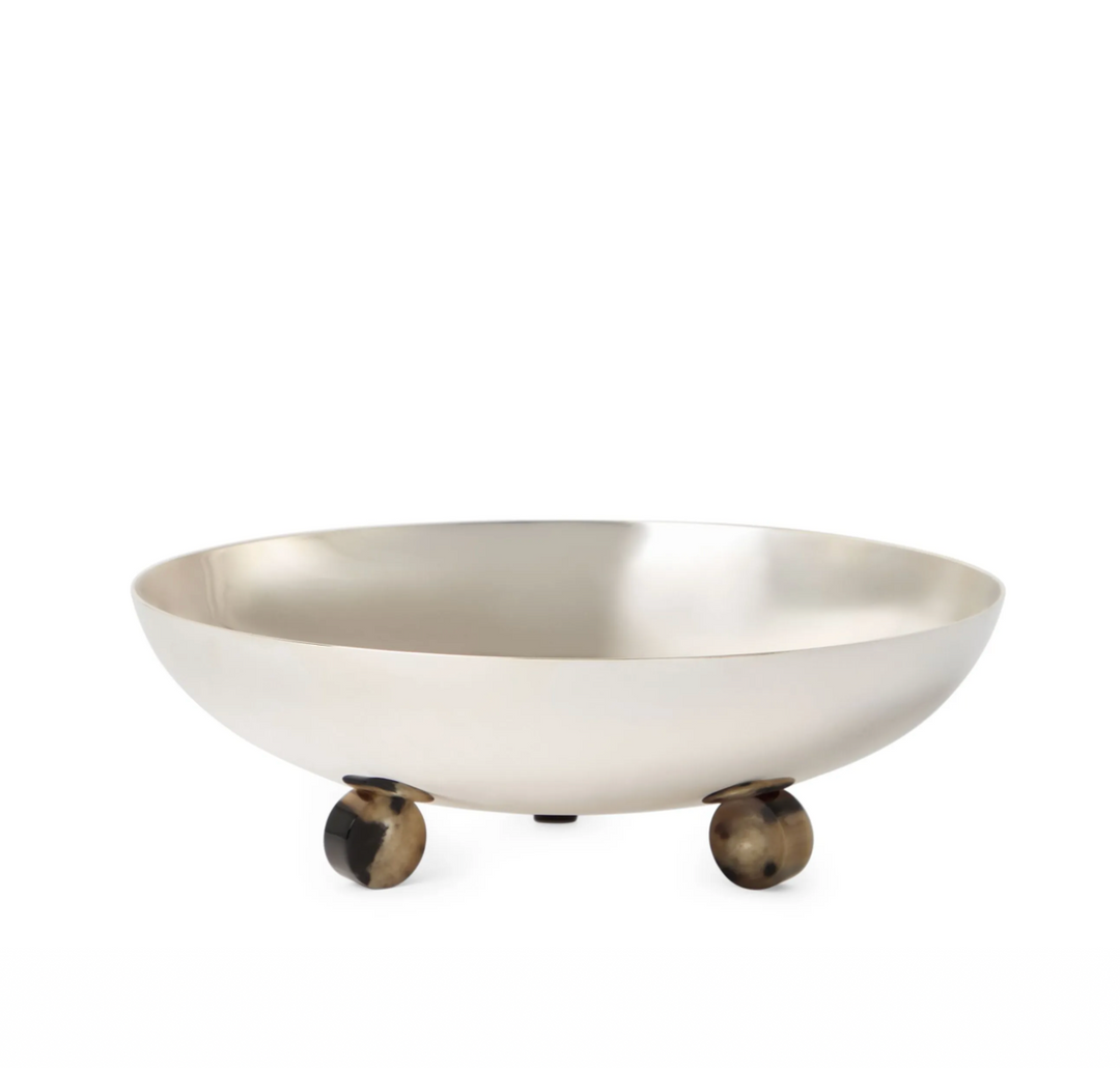 Brunello Cucinelli silver-plated steel bowl