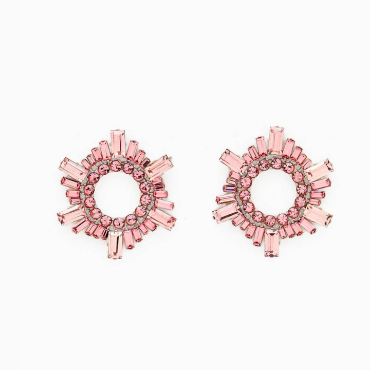 Amina Muaddi Begum Mini embellished earrings