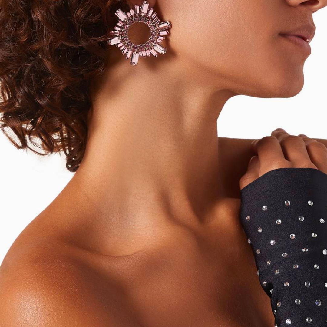 Amina Muaddi Begum Mini embellished earrings