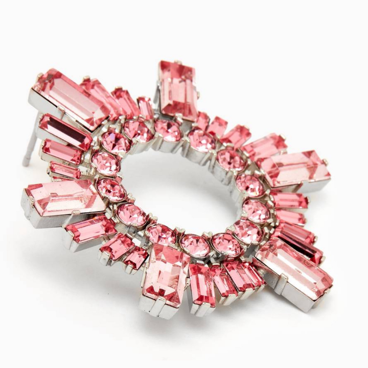 Amina Muaddi Begum Mini embellished earrings